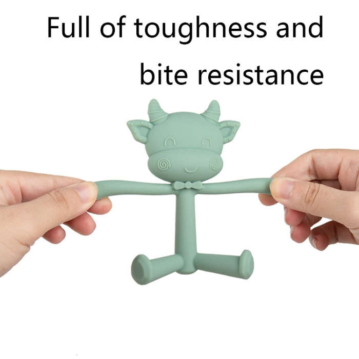 Three-Dimensional Cartoon Silicone Baby Teether Molar Rods Children Toys Maternal And Child Suppl...