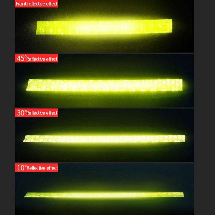 PVC Lattice Reflective Belt Generic Film Traffic Safety Facilities Anti-Collision Warning Sticker...
