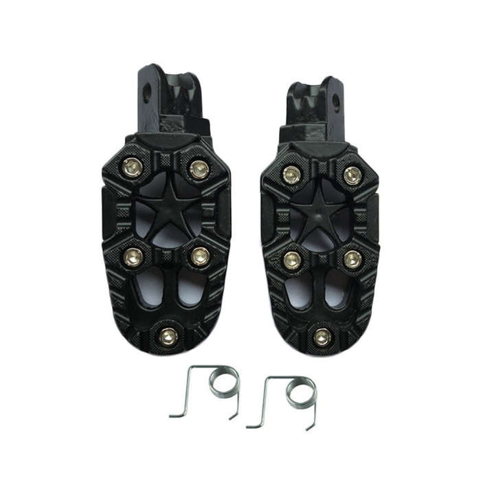 Motorcycle Modified Aluminum Alloy Foot Pedal Accessories(Black)