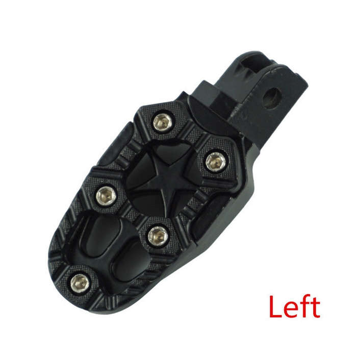 Motorcycle Modified Aluminum Alloy Foot Pedal Accessories(Black)