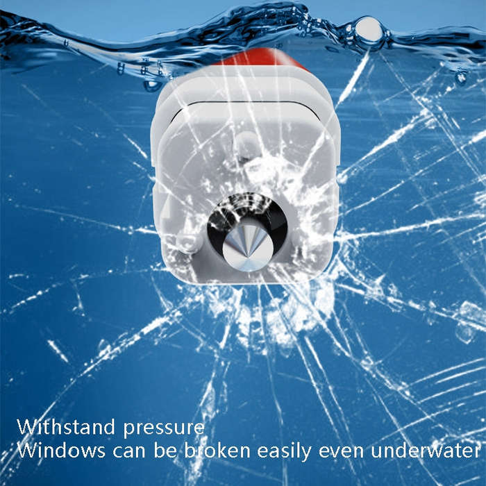 Automotive Multi-Function Safety Hammer Car Portable Alloy Escape Hammer Mini Safety Windows Brea...