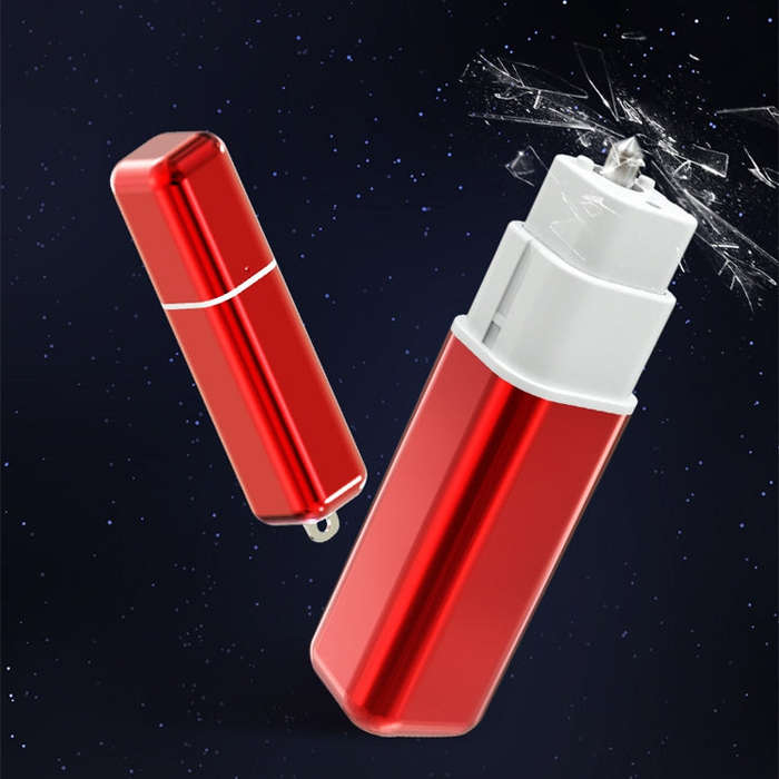 Automotive Multi-Function Safety Hammer Car Portable Alloy Escape Hammer Mini Safety Windows Brea...