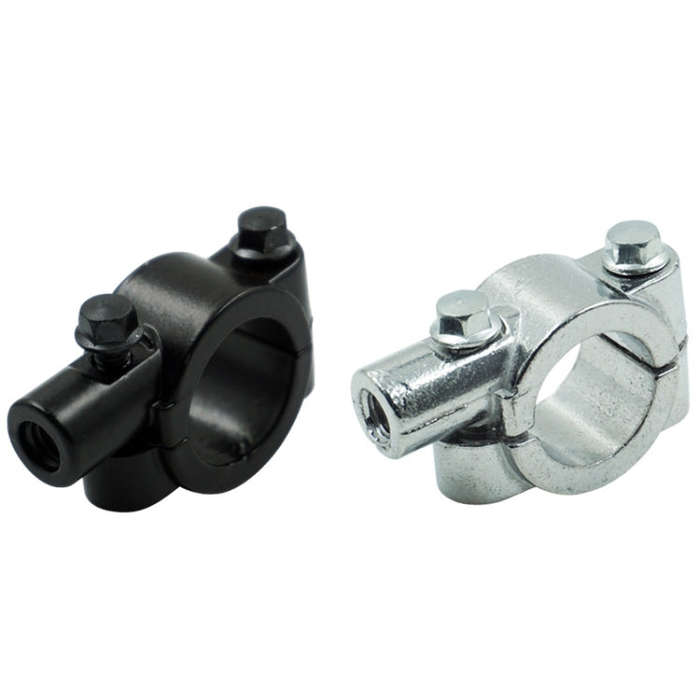 6 PCS Motorcycle Modification Accessories Handlebar Mirror Holder(M8 25mm Silver)