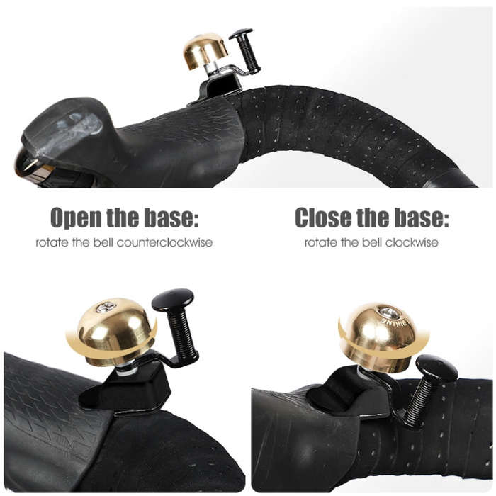 West Biking Bike Bell Road Bike Dedicated Super-Ring Copper Bell(Copper)
