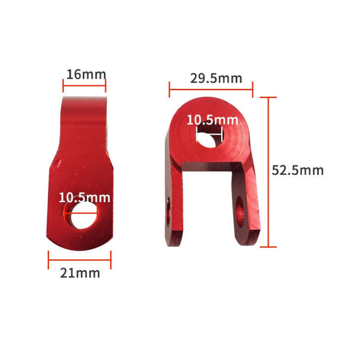 1pair Motorcycle Electric Vehicle Modification Accessories Small CNC Aluminum Alloy Shock Absorpt...