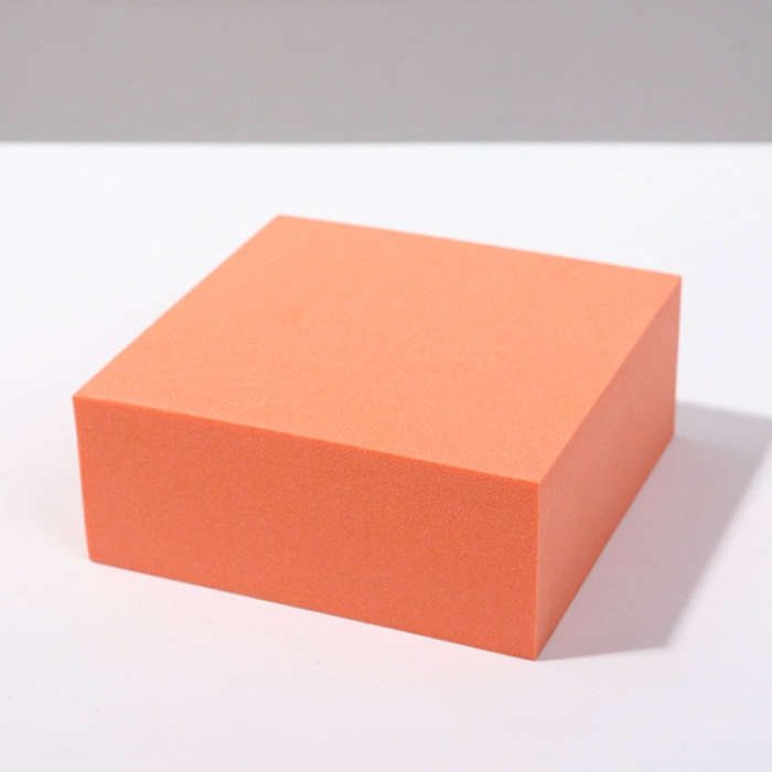 8 PCS Geometric Cube Photo Props Decorative Ornaments Photography Platform, Colour: Small Orange ...
