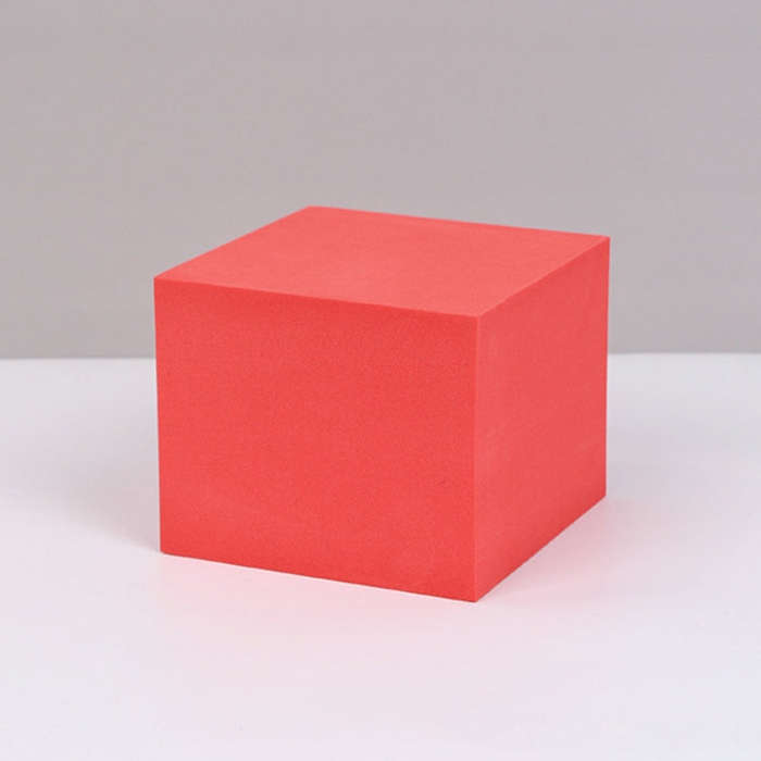 8 PCS Geometric Cube Photo Props Decorative Ornaments Photography Platform, Colour: Large Red Rec...
