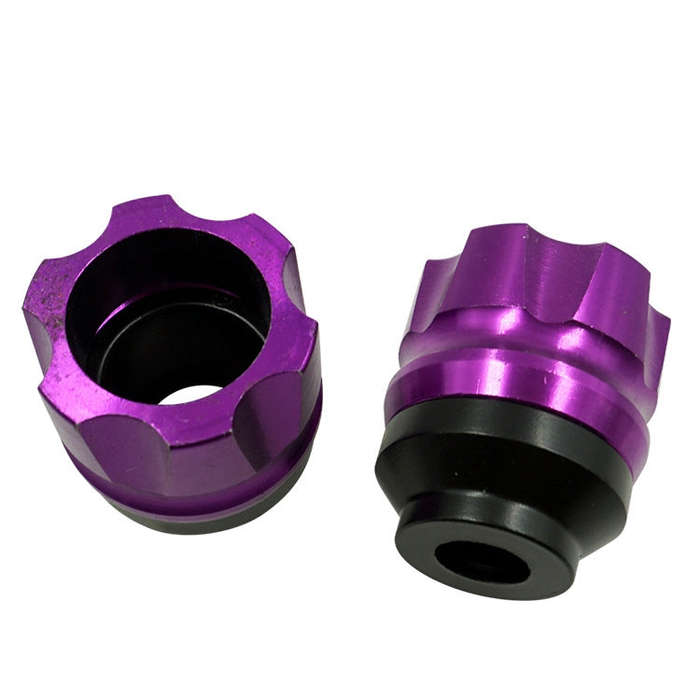 2 Pairs Motorcycle Modified Accessories Anti-Drop Cup CNC Aluminum Alloy Anti-Collision And Shock...