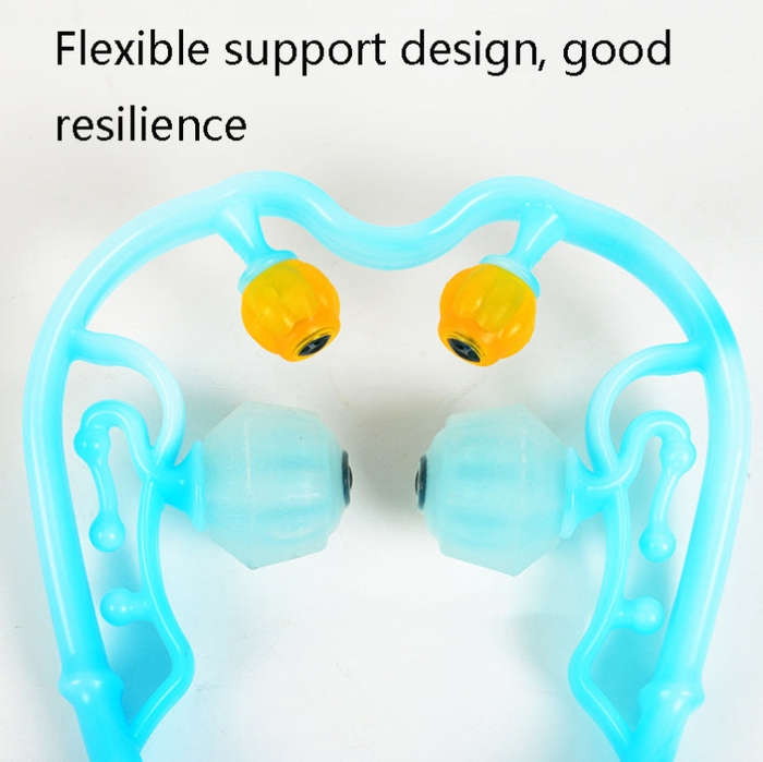 Manual Cervical Massager Home Multi-Function Shoulder And Neck Massage Roller, Shape: Strengthen ...