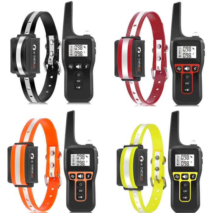 PaiPaitek PD529 Remote Control Training Device Voice Control Anti-Barking Device (Red)