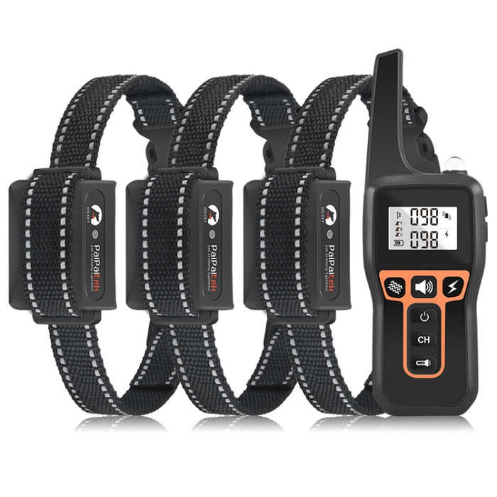 PaiPaitek PD529-3 Remote Control Training Device Voice Control Barking Stopper Electronic Collar