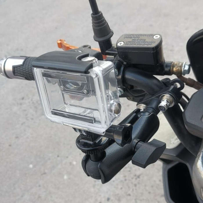 Motorcycle Riding Recorder Bracket Camera Holder, Style: KZ05 + KL04 + KD02