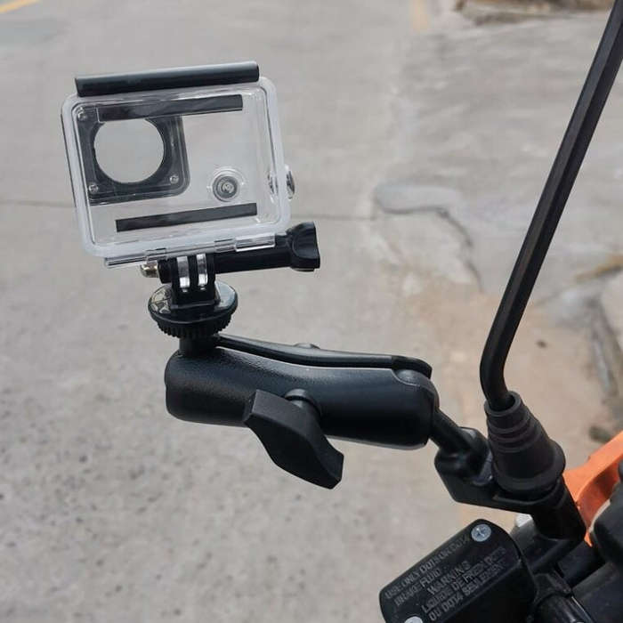 Motorcycle Riding Recorder Bracket Camera Holder, Style: KZ05 + KL04 + KD07