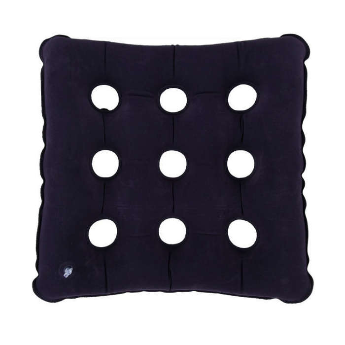 Anti-Decubitus Inflatable Cushion Pregnant Women Elderly Health Care Cushion,Style: Square Blue
