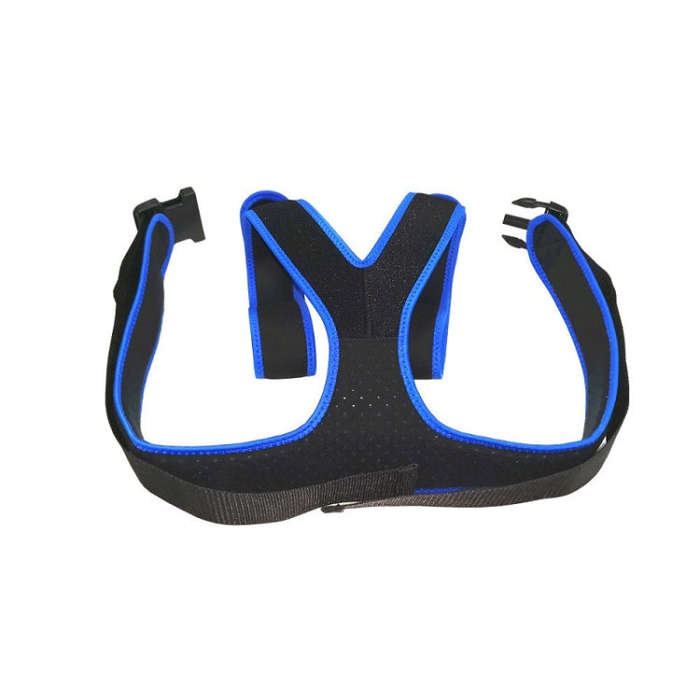 Disabled Wheelchair Anti-Tilting Elastic Fixing Belt(Black)