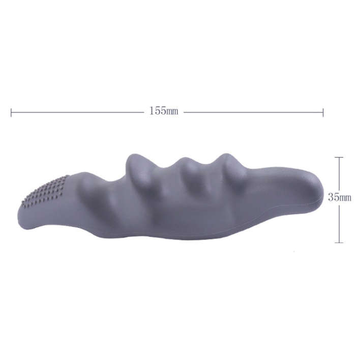 Silicone Thumb Bump Massager Muscle Relaxation Massage Fascia Device, Specification: Thumb Pink