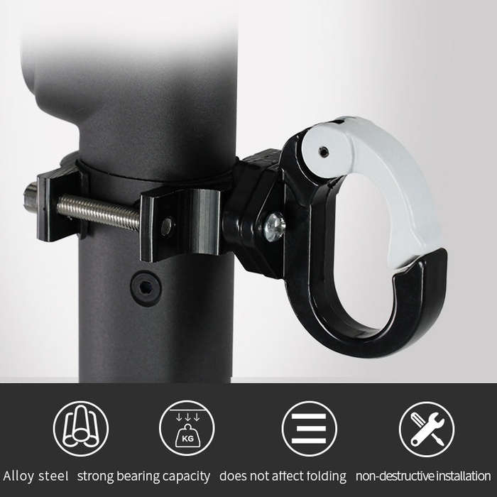 For Ninebot MAX G30 Scooter Accessories Aluminum Alloy Hook Rod Hook, Specification: Double Hook ...