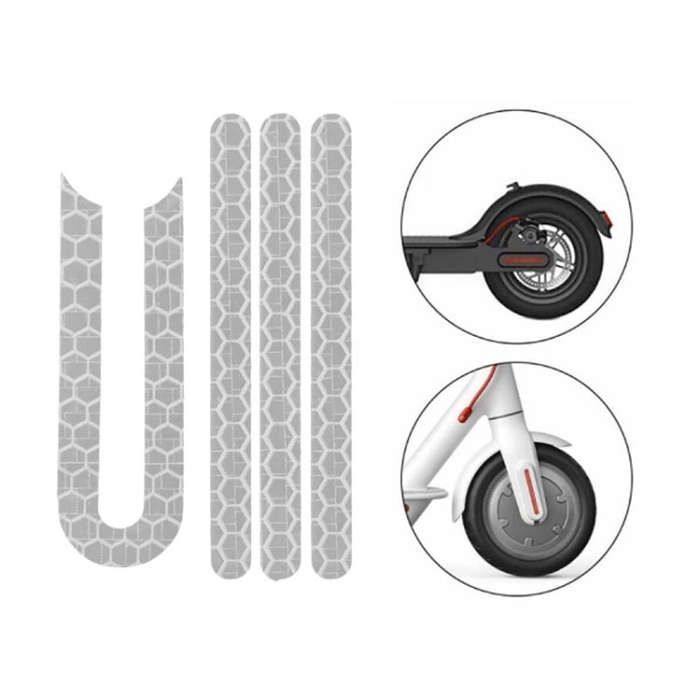 Scooter Stickers Reflective Cursor Scooter Mudguard Reflective Sticker For Xiaomi Mijia M365 / M3...