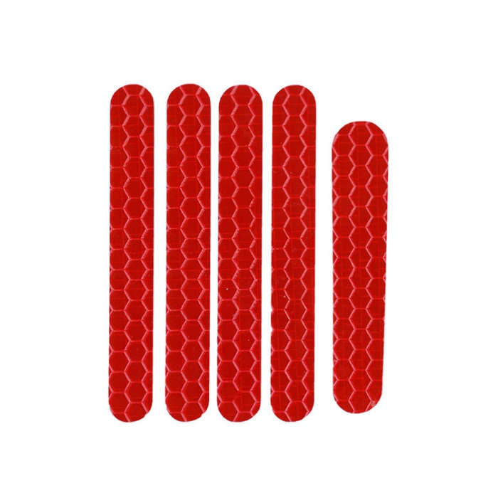 Scooter Stickers Reflective Cursor Scooter Mudguard Reflective Sticker For Ninebot ES1 (Red)