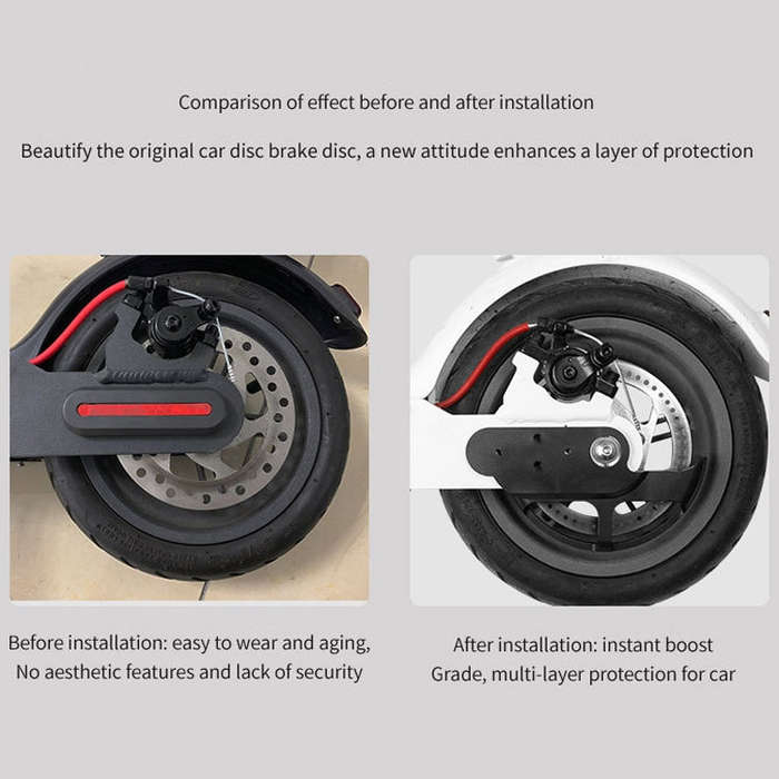 Scooter Brake Protector Disc Brake Disc Protector For Xiaomi Mijia M365 / M365 Pro / 1S(Red)