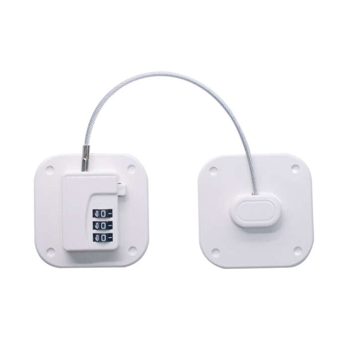 Multi-Function Children Safety Lock Home Baby Protective Password Lock(FQ1 White)
