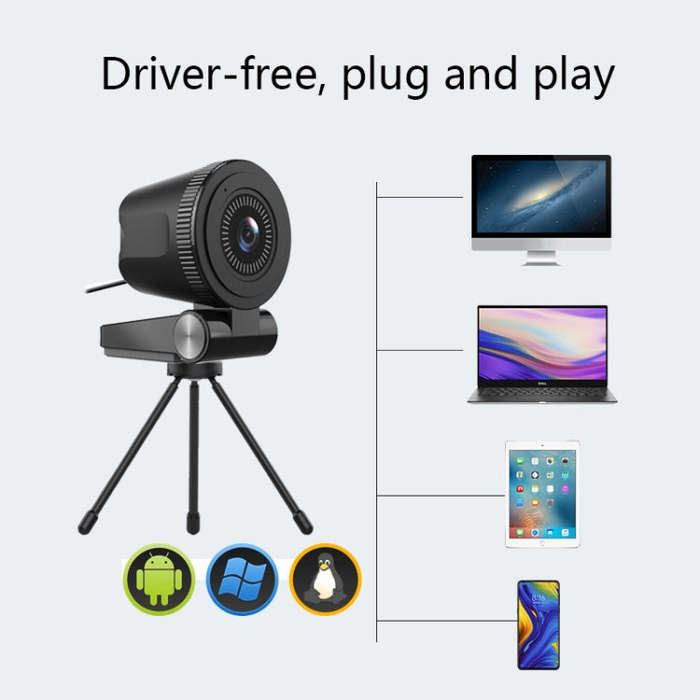 C180 Meeting Live Broadcast Network High-Definition Computer Camera(1080P 60FPS)
