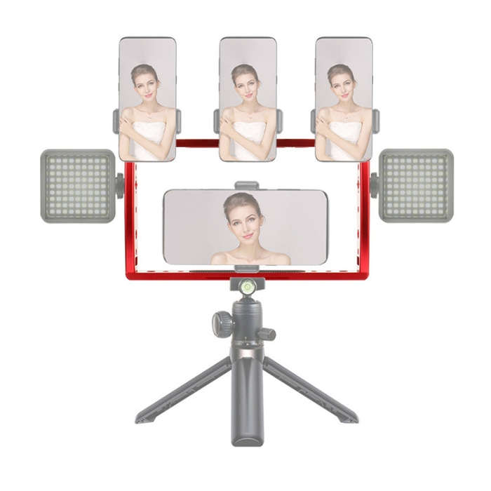 Diving Dual Handheld Grip Bracket Stabilizer Extension Phone Clamp Camera Rig Cage Underwater Cas...