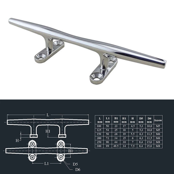 Light Round Cable Bolt 316 Stainless Steel Clevis Cable Bolt, Specification: 150mm 6inch