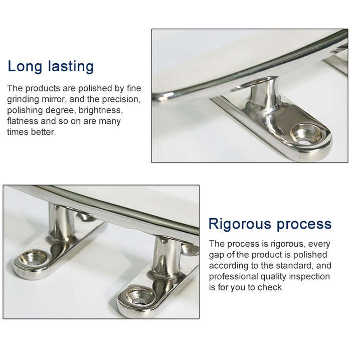 316 Stainless Steel Light-Duty Flat Claw Bolt Speedboat Yacht Ship Accessories, Specification: 10...