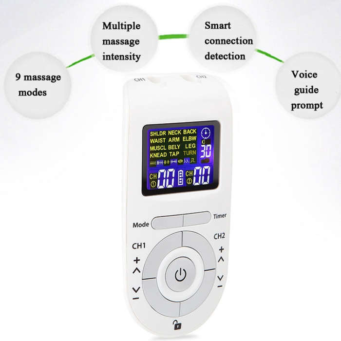 100B 12-mode Digital Meridian Physiotherapy Instrument Electronic Acupoint Pulse Acupuncture Mass...