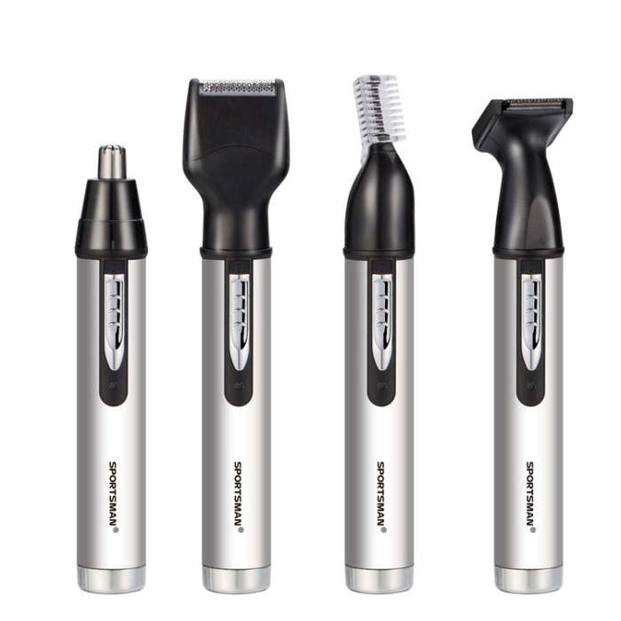SPORTSMAN SM-418 Electric Mini Shaving Eyebrows Hair Nose Hair Trimmer USB(White)