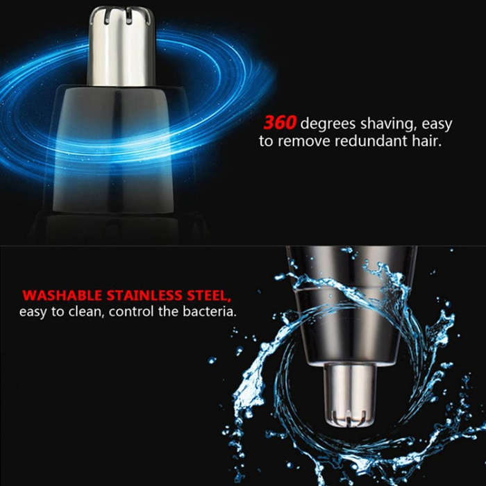 SPORTSMAN SM-418 Electric Mini Shaving Eyebrows Hair Nose Hair Trimmer USB(White)