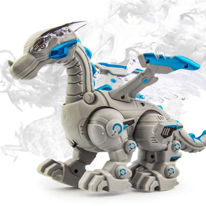 Electric Mechanical Dinosaur Toy Simulation Animal Toy Multifunctional Sound And Light Toy, Style...