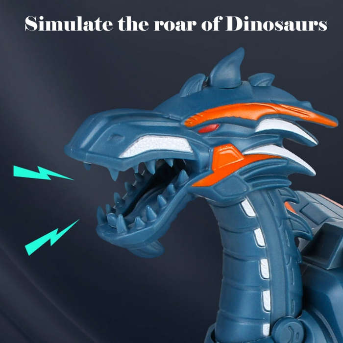 Electric Mechanical Dinosaur Toy Simulation Animal Toy Multifunctional Sound And Light Toy, Style...