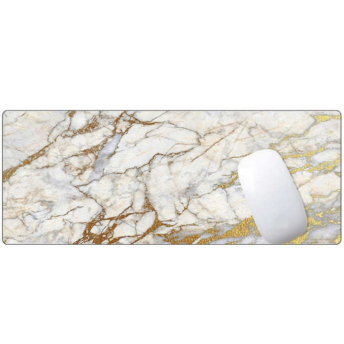 400x900x2mm Marbling Wear-Resistant Rubber Mouse Pad(Granite Marble)