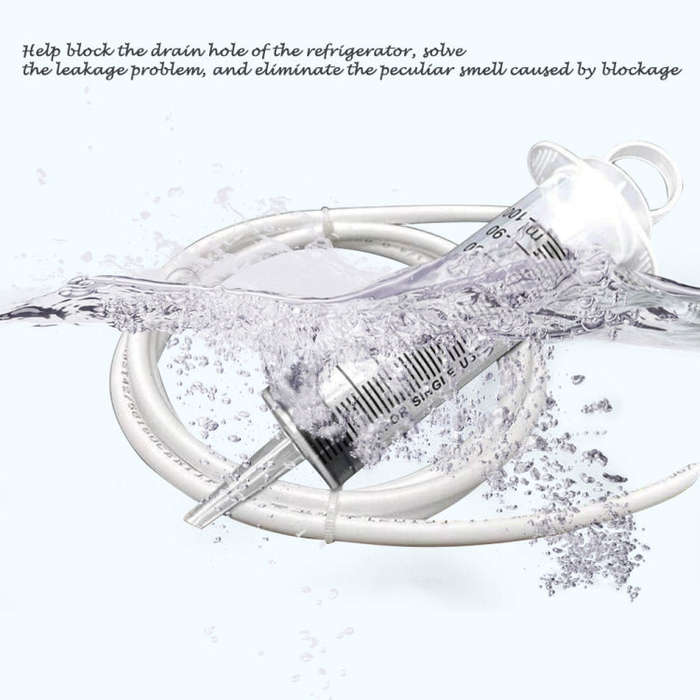 50pcs Drain Hole Plug Refrigerator Dredge Drain Hole Dredge Tool Refrigerator Water Hole Blocked ...