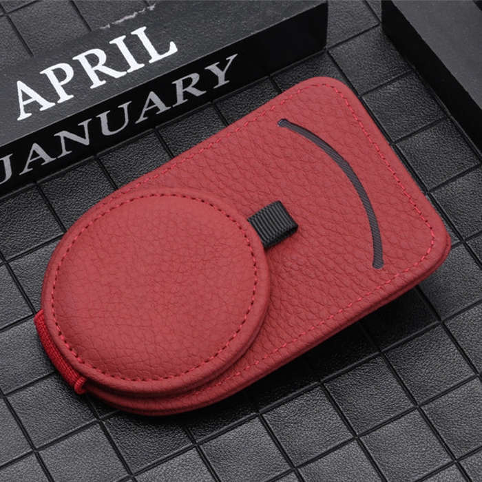 538 Car Glasses Clip Car Sun Visor Card Storage Clip(Red)