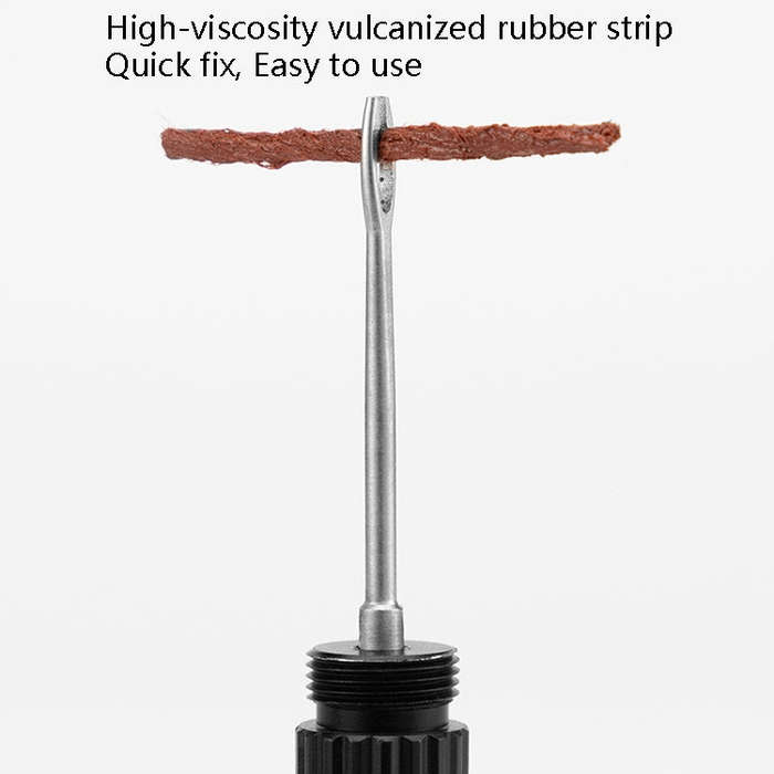 CYCLINGBOX Bicycle Repair Tool Portable Emergency Tire Strip Maintenance Tire Rod(Titanium Color)