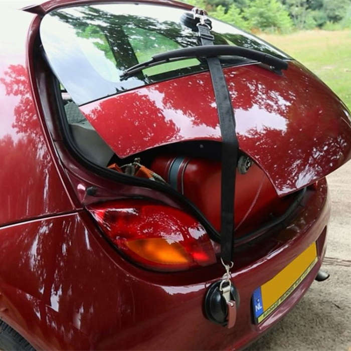 Multi-Function Car Straps Power Suction Cup(Red)