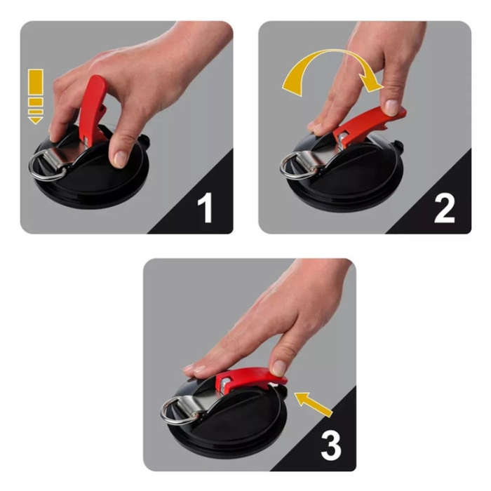 Multi-Function Car Straps Power Suction Cup(Red)