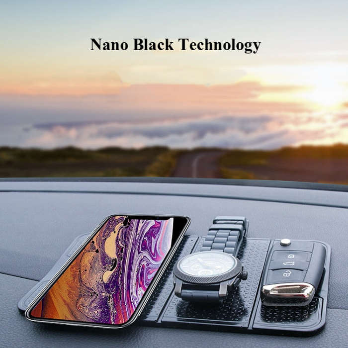 2 PCS R-1337 Multifunctional Folding Bracket Car Center Console Adhesive Bracket Mobile Phone Ant...