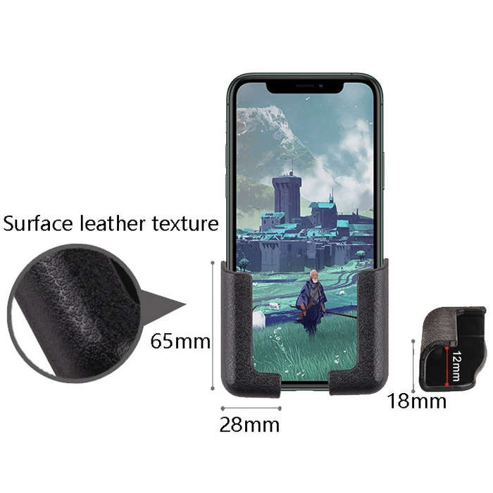 1pair Car Driving Control Unit Paste Mobile Phone Holder Adjustable Width Vehicle Navigation Stan...