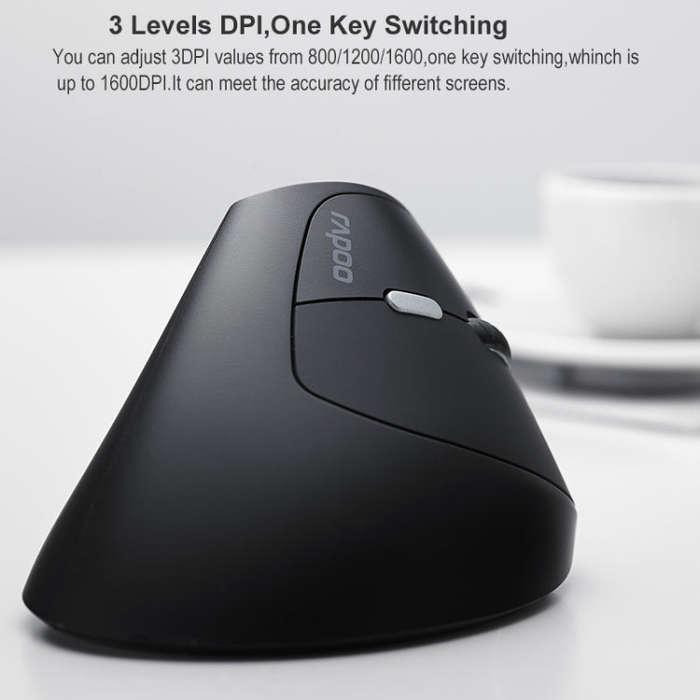 Rapoo MV20 Ergonomic Wireless Silent Vertical Mouse(Silent Version)