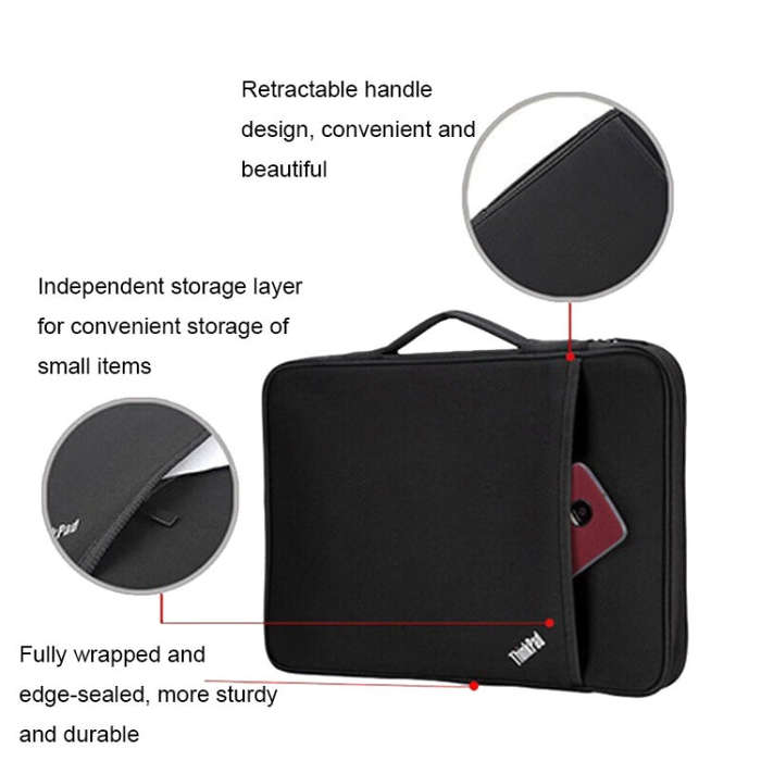 Lenovo ThinkPad Shock-Resistant And Drop-Proof Business Laptop Inner Bag, Size: 14 inch