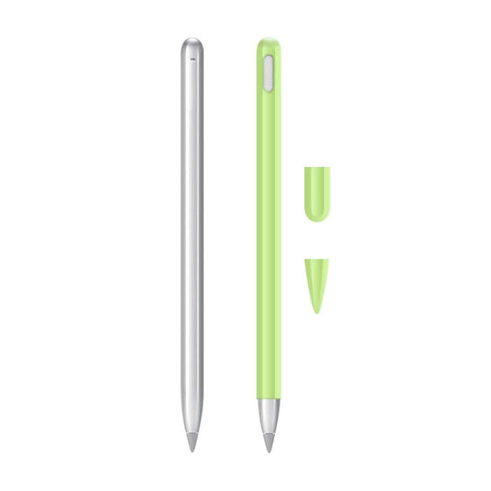 2 Sets 3 In 1 Stylus Silicone Protective Cover + Two-Color Pen Cap Set For Huawei M-Pencil(Matcha...