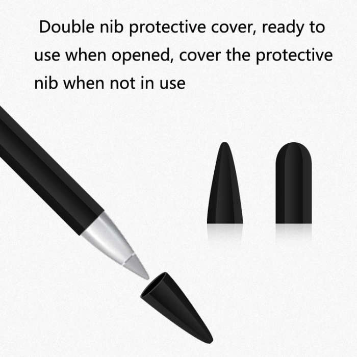 2 Sets 3 In 1 Stylus Silicone Protective Cover + Two-Color Pen Cap Set For Huawei M-Pencil(Matcha...