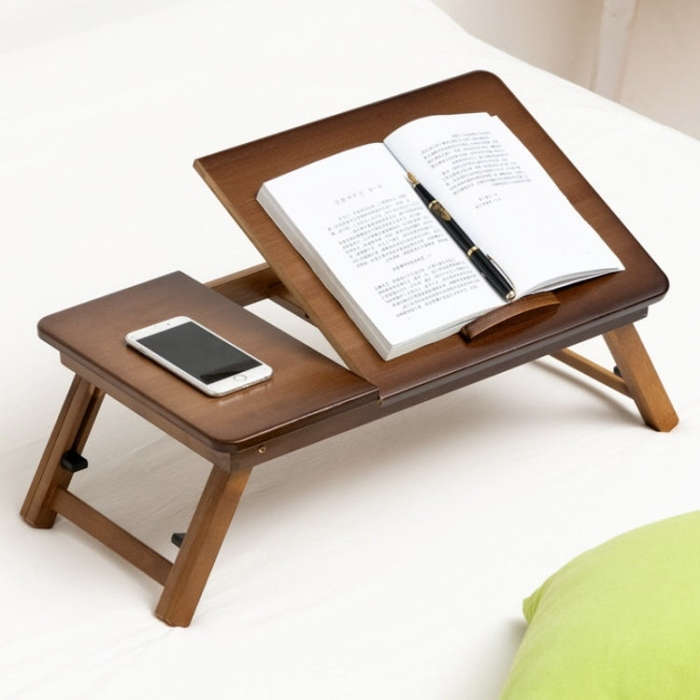 741ZDDNZ Bed Use Folding Height Adjustable Laptop Desk Dormitory Study Desk, Specification: Class...