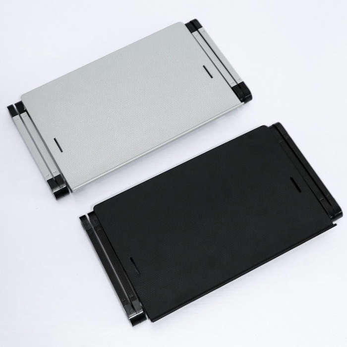 T8 Aluminum Alloy Folding & Lifting Laptop Desk Office Desk Heightening Bracket with Mouse Board ...