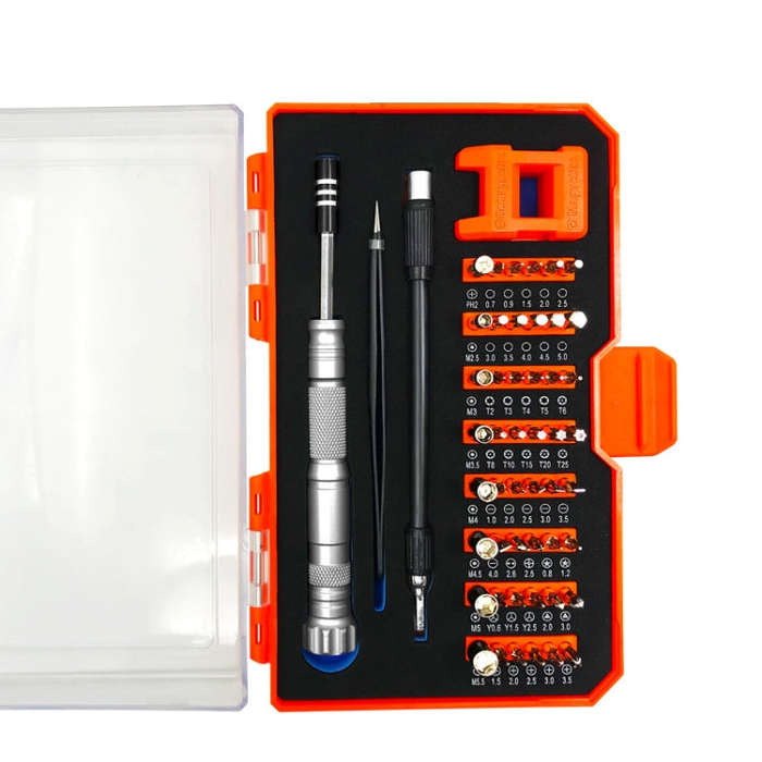 Obadun 9802B 52 in 1 Aluminum Alloy Handle Hardware Tool Screwdriver Set Home Precision Screwdriv...