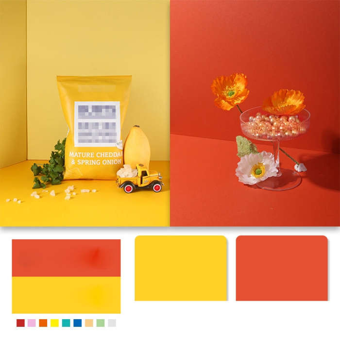 60 X 60cm Non-Reflective Matte PVC Board Double-Sided Solid Color Photo Background Board Filming ...